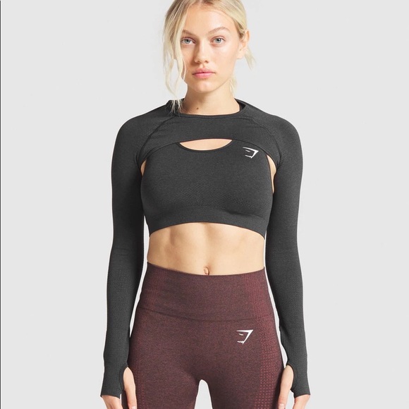 SOLD - Gymshark Vital Seamless Shrug/Cover - Picture 2 of 6